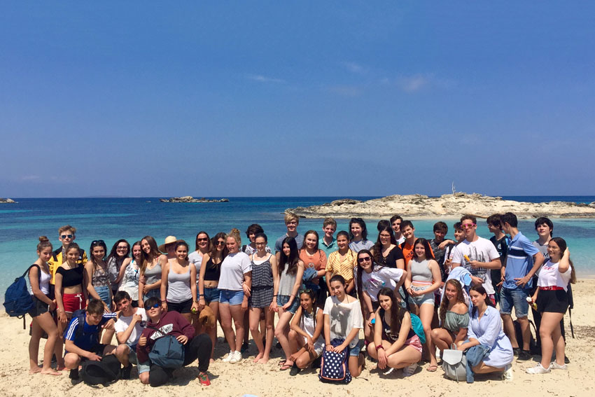 Ibiza-Austausch im sprachlichen Profil