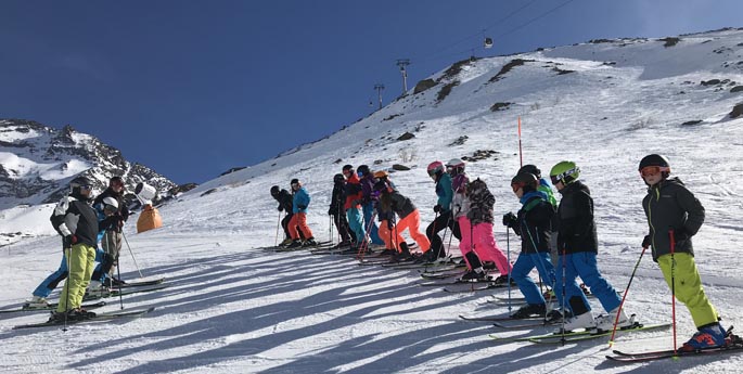 Winterprojekt Saas Grund