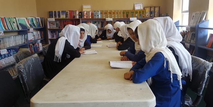 Neuer Unterrichtsraum in der Patenschule Laghmani