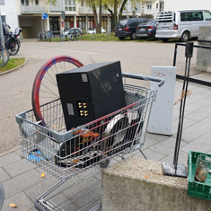 200305 Abfall Einkaufswagen