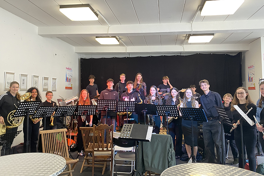 Angell-Bigband bei der Freiburger Buchmesse