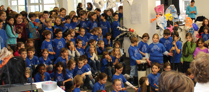 Fruehlingsfest der Grundschule