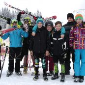 ANGELL-Schüler beim Ski Alpin