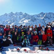 Skifahren vor Traumkulisse