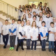 Schüler bei der Langen Nacht der Mathematik