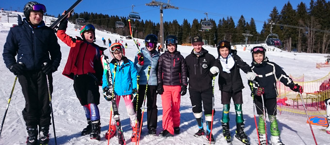 ANGELL fährt Ski beim Landesfinale von Jugend trainiert für Olympia