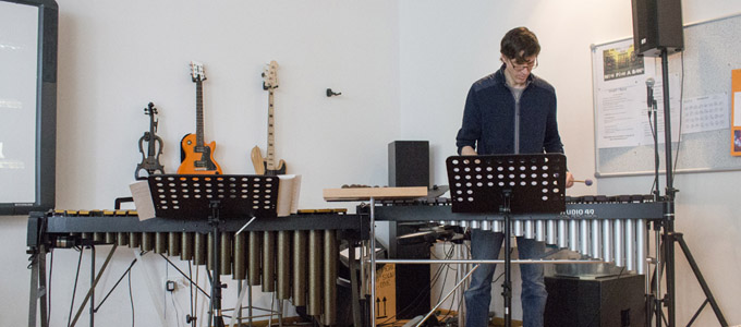 Lee Ferguson am Vibraphon