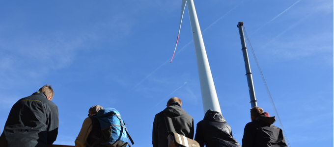 Seminarkurs Wirtschaft im Windpark Rohrenkopf