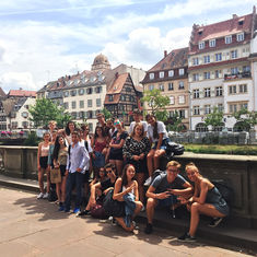 zu Besuch in Straßbourg