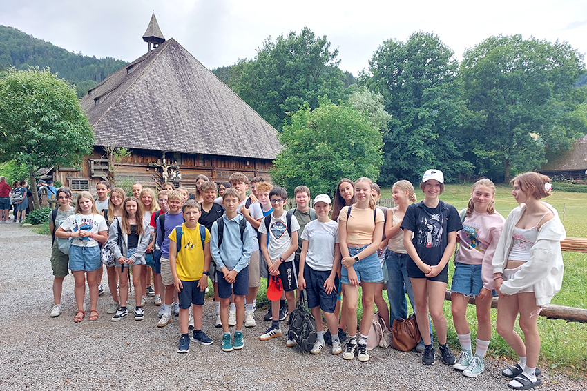 Besuch in Gutach mit den Austauschschüler*innen