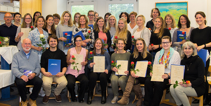 Die Teilnehmer des Montessori Diplomkurses