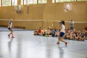 Badminton mit den Profis