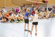 Badminton mit den Profis