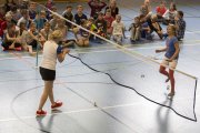 Badminton mit den Profis