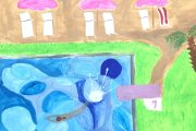 Wasser und Wasserfarben