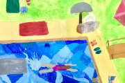 Wasser und Wasserfarben